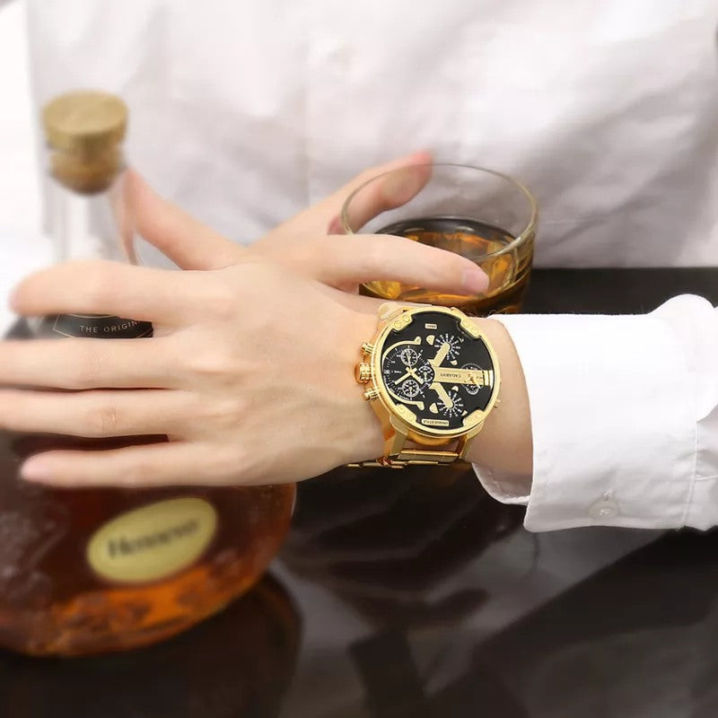 Relogio Quartz Men's Watch
