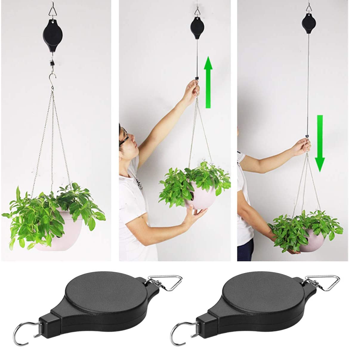 Retractable Plant Pulley