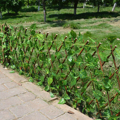 Retractable garden fencing