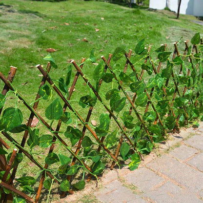 Retractable garden fencing