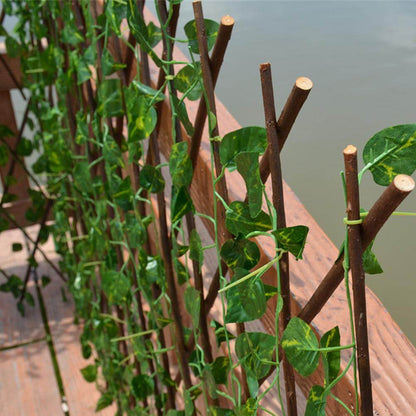 Retractable garden fencing