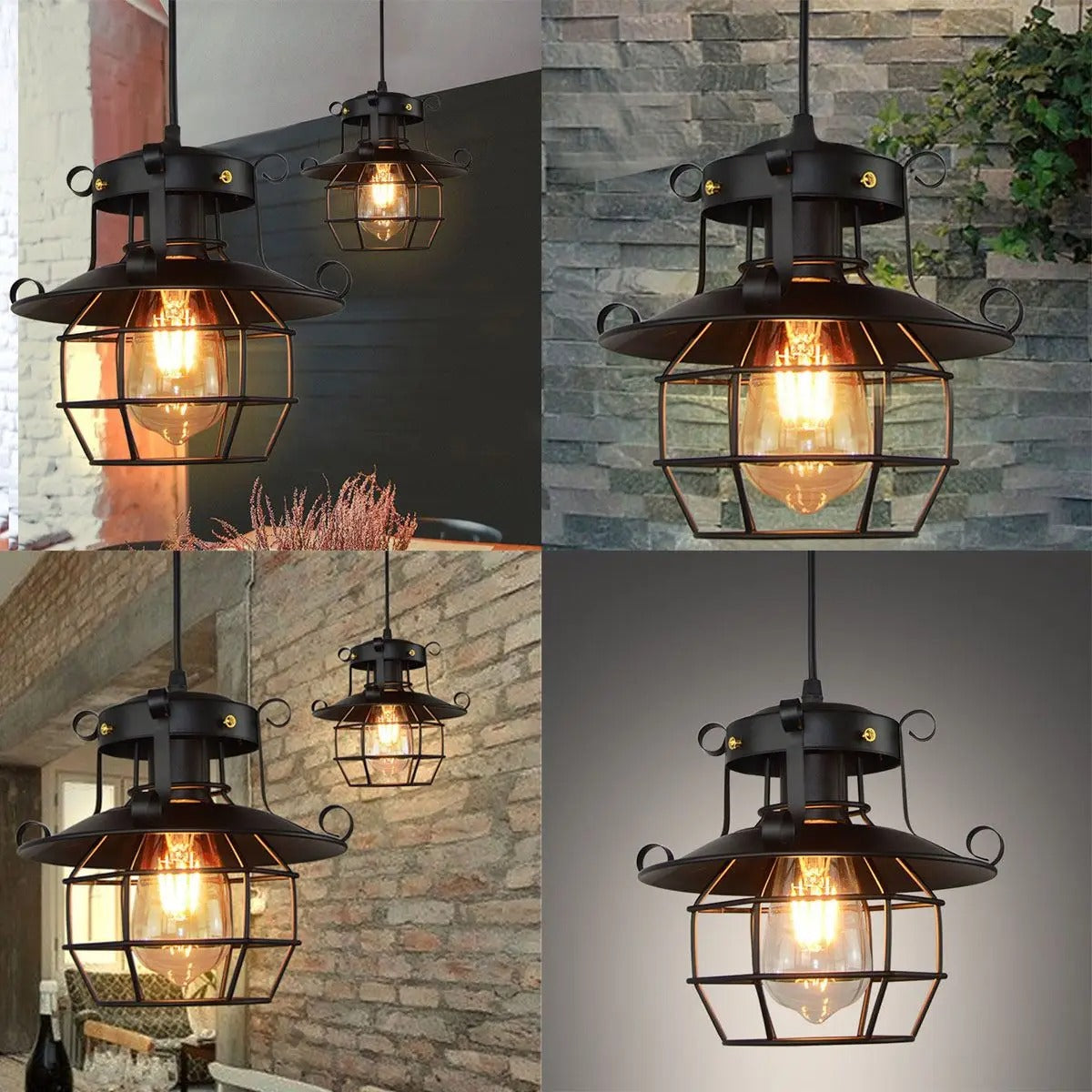 Retro Industrial Pendant Lamp