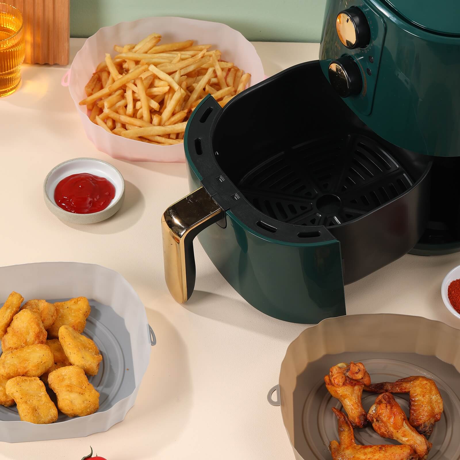 Reusable Air Fryer Silicone Liner