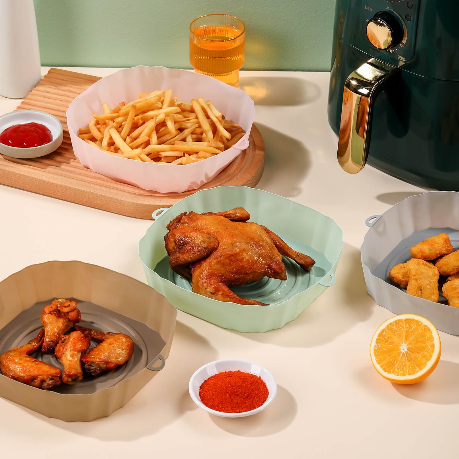 Reusable Air Fryer Silicone Liner