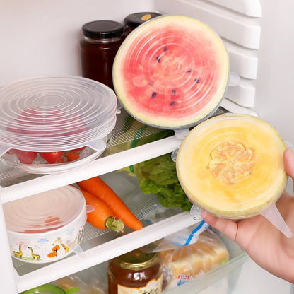 Reusable Food Lids (6 or 12 piece set)