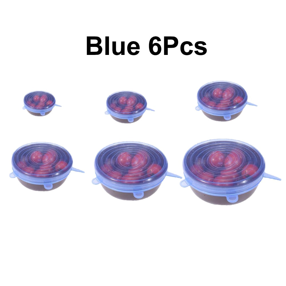 Reusable Food Lids (6 or 12 piece set)