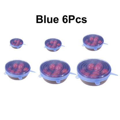 Reusable Food Lids (6 or 12 piece set)