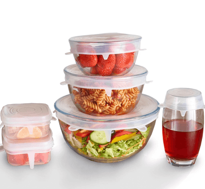 Reusable Food Lids (6 or 12 piece set)