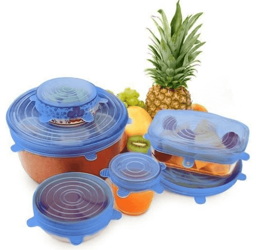 Reusable Food Lids (6 or 12 piece set)