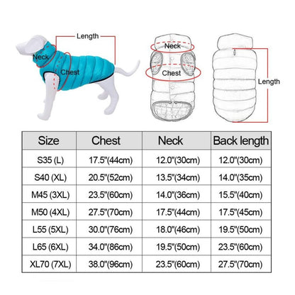 Reversible Dog Puffer Jacket