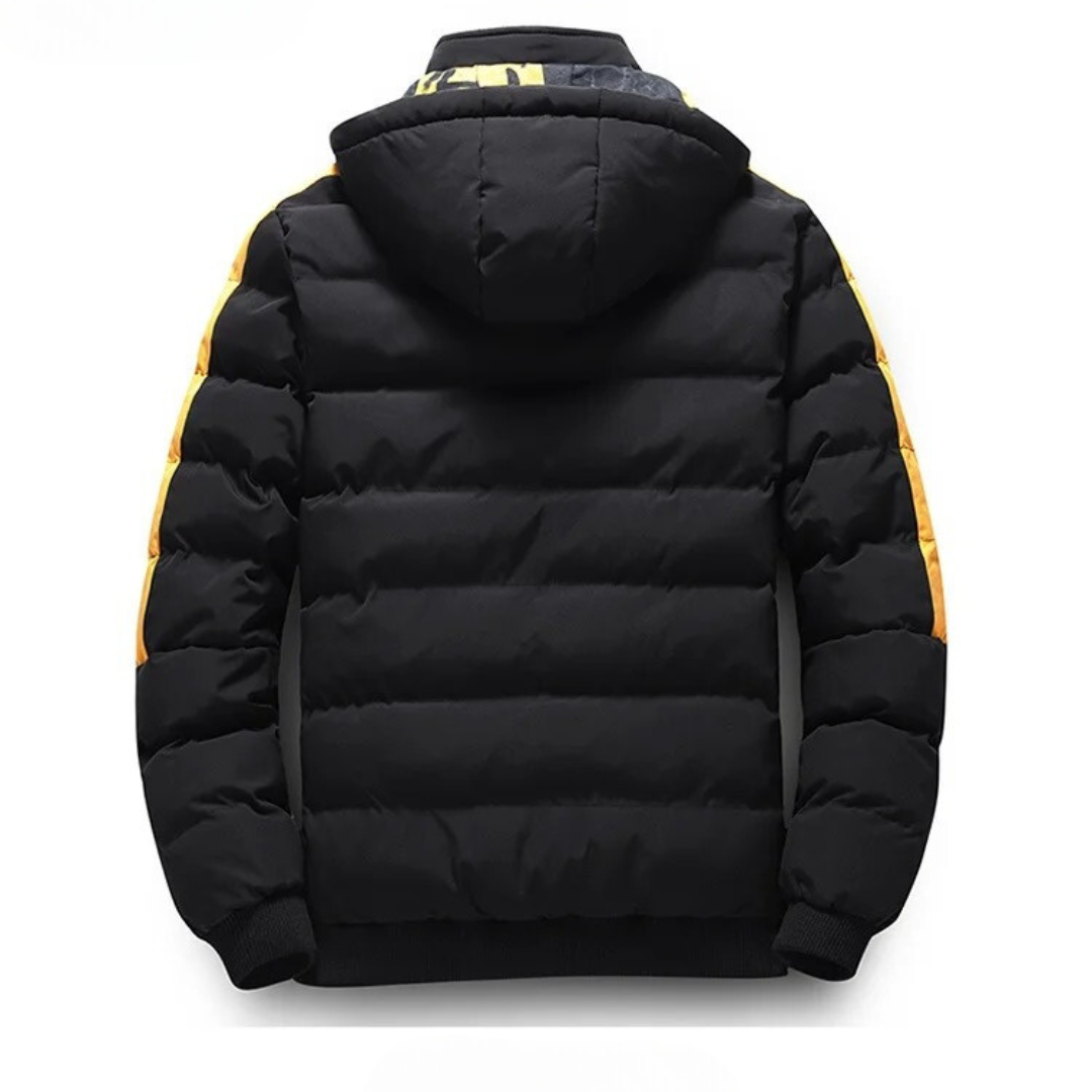 Reversible winter jacket for men