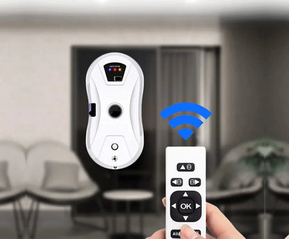 Robotic window hoover
