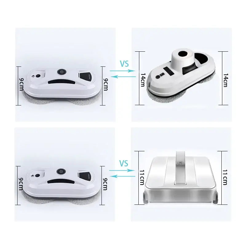 Robotic window hoover