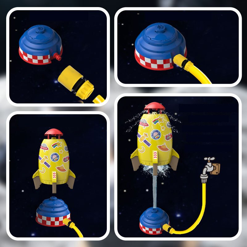 Rocket Water Sprayer Toy
