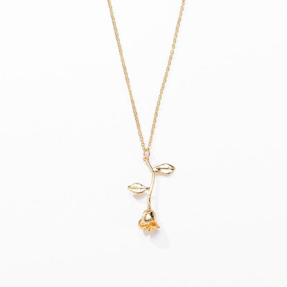 Rose Pendant Necklace