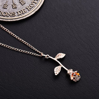 Rose Pendant Necklace