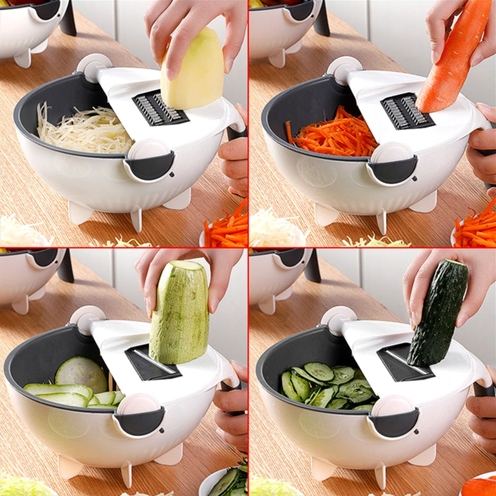 Rotatable vegetable slicer 2021