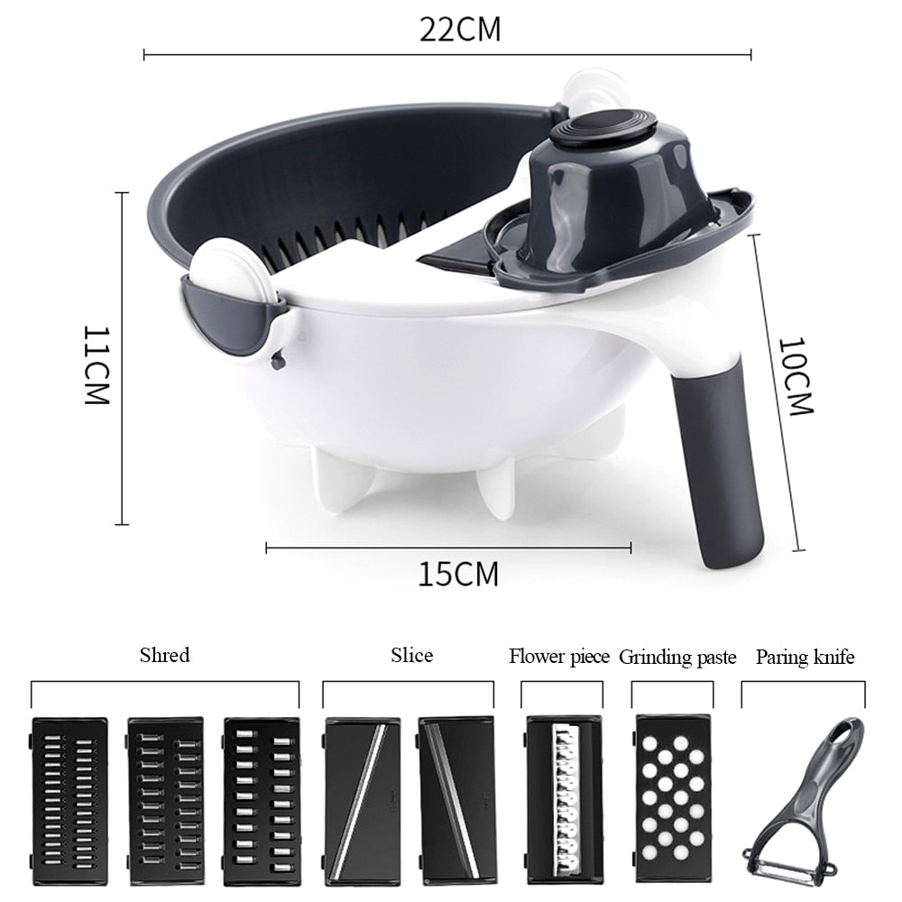 Rotatable vegetable slicer 2021