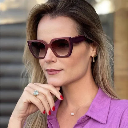 Round Cat Eye Sunglasses