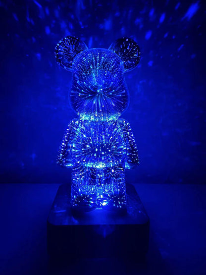 Bear Fireworks Lamp