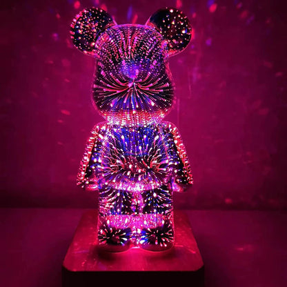 Bear Fireworks Lamp