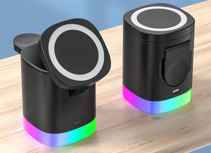 3-in-1 LED Draadloze Standaard Oplader