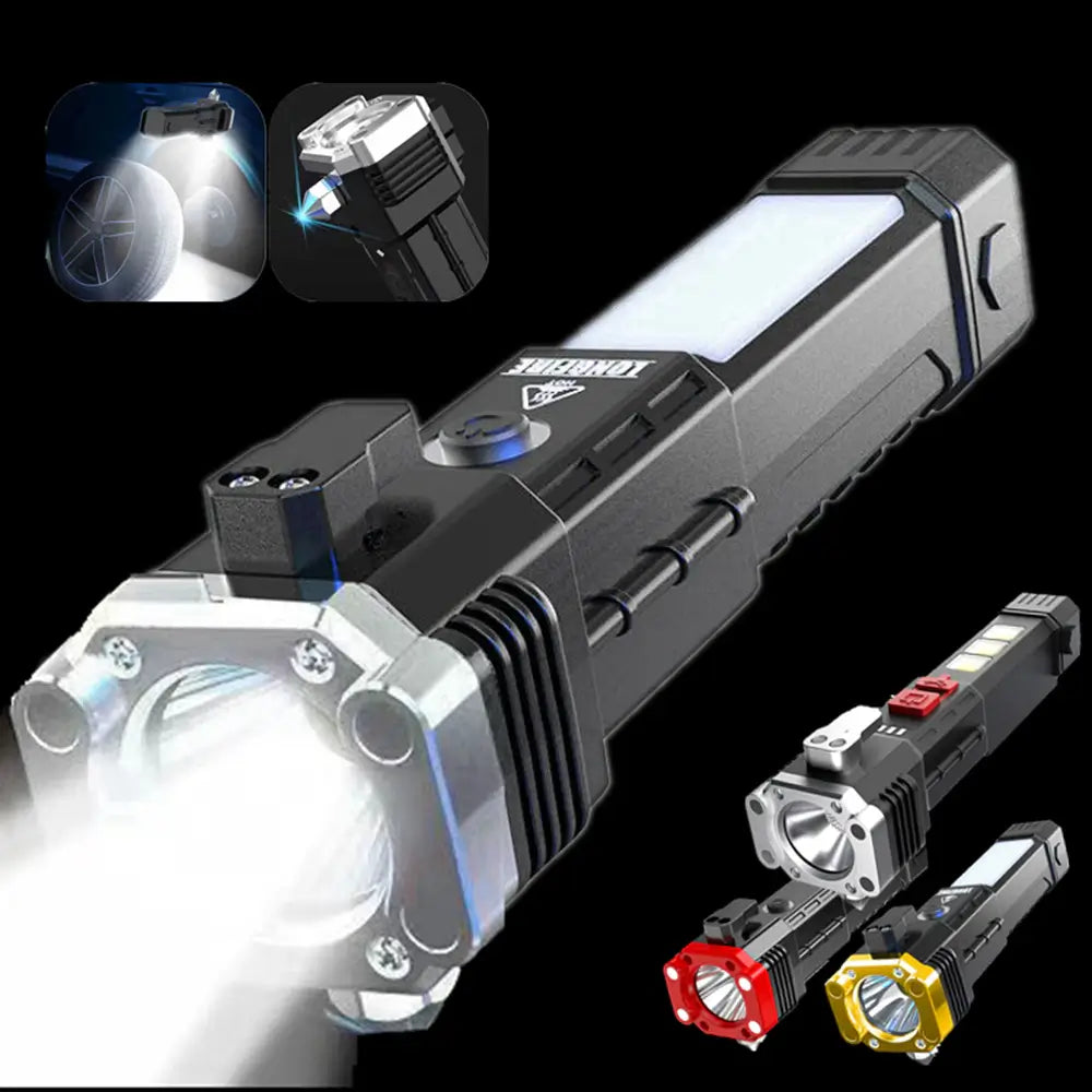 Safety hammer LED torch
