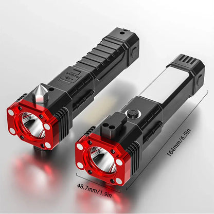 Safety hammer LED torch