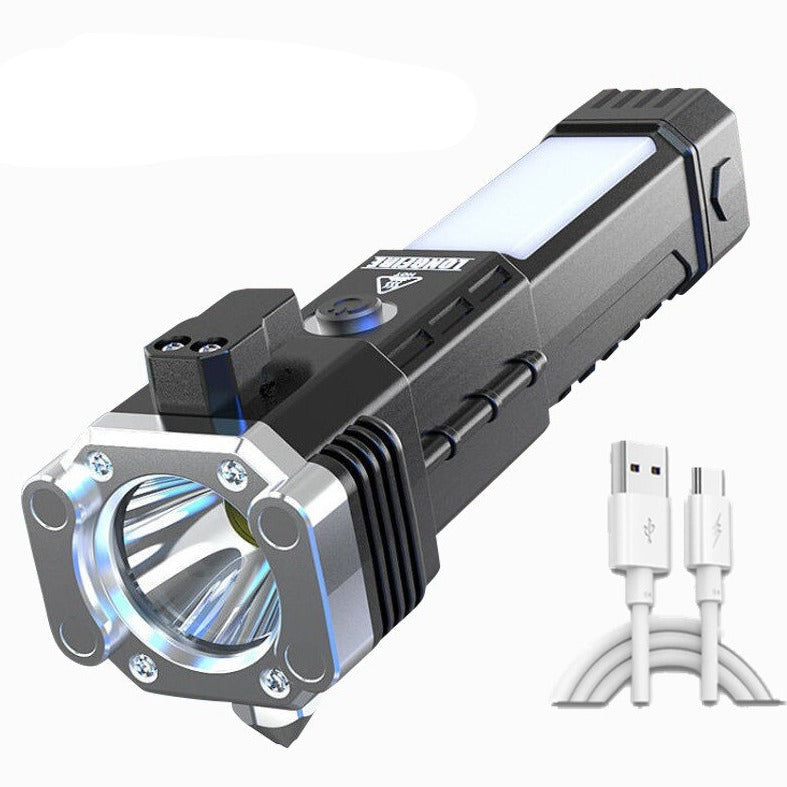 Safety hammer LED torch