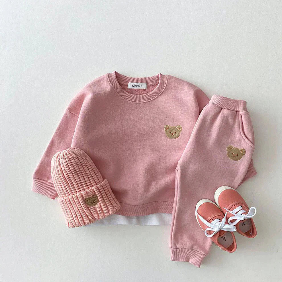Baby Clothing Set Long Sleeves Soft Cotton Blend for Newborn