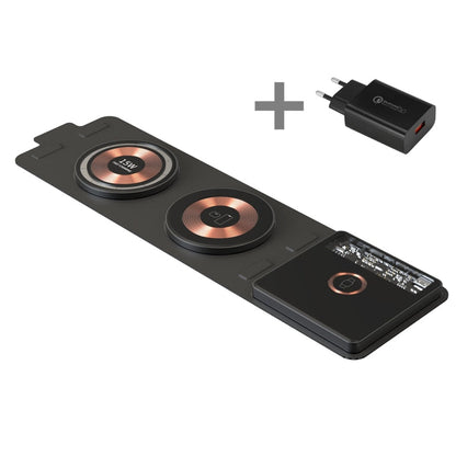 3-in-1 Opvouwbaar Draadloos Oplaadstation