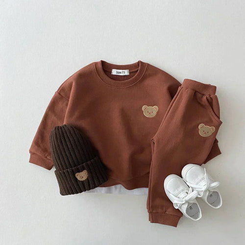 Baby Clothing Set Long Sleeves Soft Cotton Blend for Newborn
