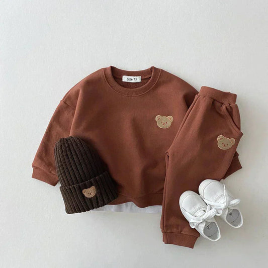 Baby Clothing Set Long Sleeves Soft Cotton Blend for Newborn