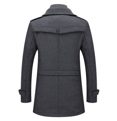 Men's Winter Coat Luxury Stylish Polyester for Cold Weather