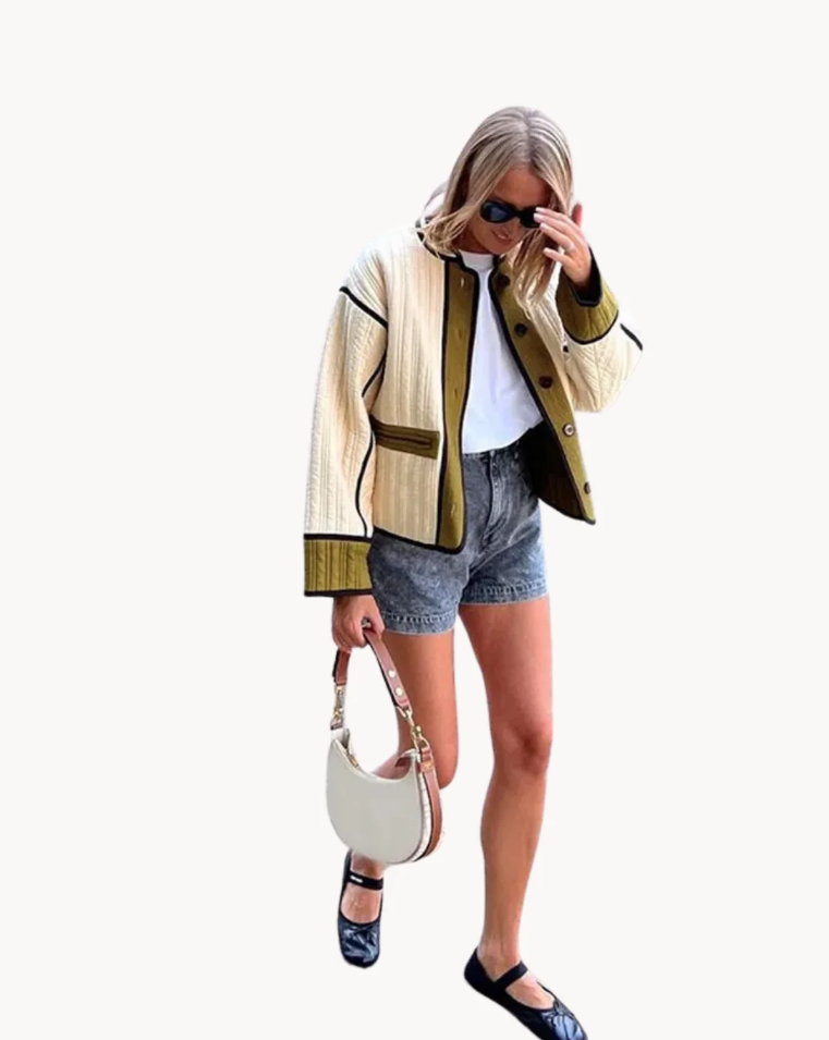 Women's Jacket Stylish Long Cotton Blend for Casual and Formal Occasions