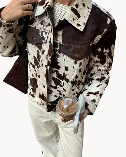 Women's Jacket Stylish Long Cotton Blend for Casual and Formal Occasions