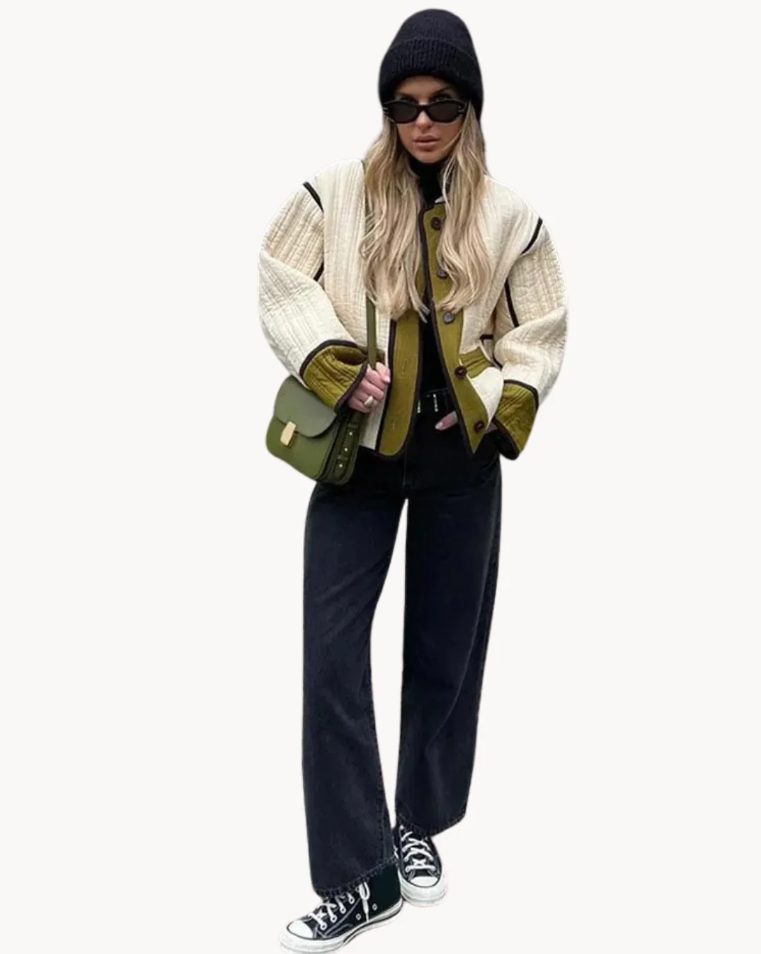 Women's Jacket Stylish Long Cotton Blend for Casual and Formal Occasions