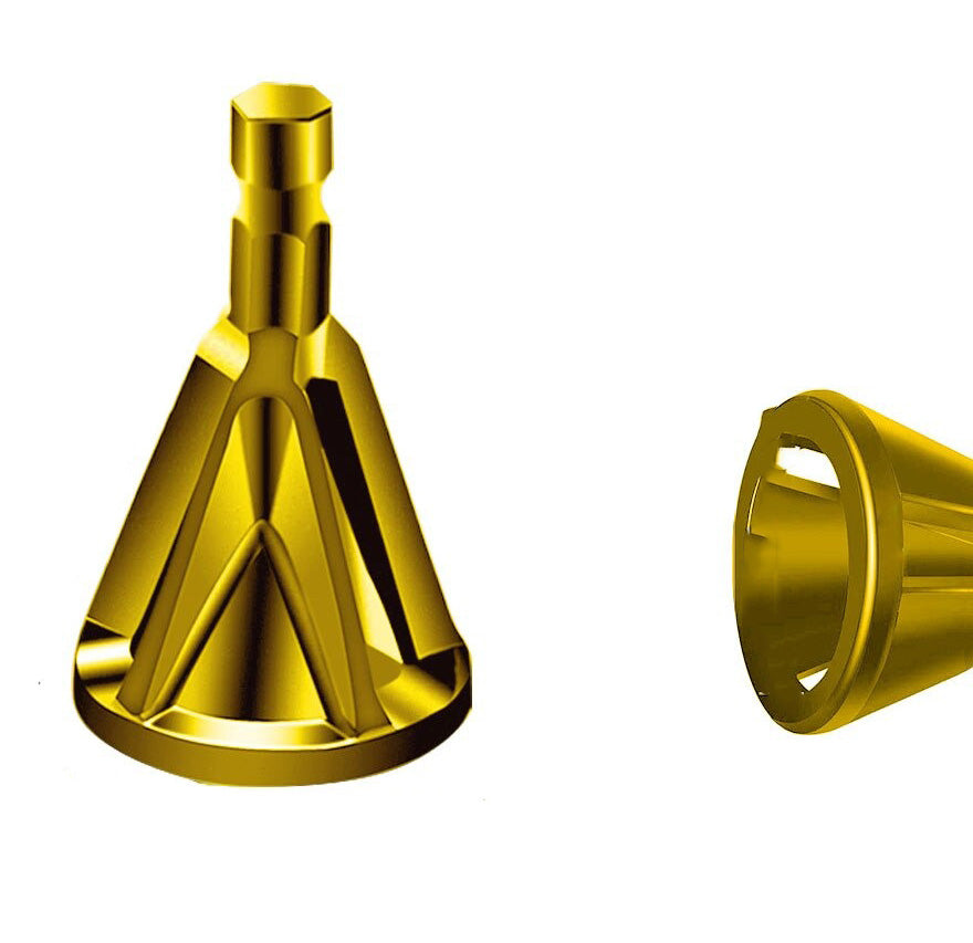 Screw burr deflashing tool