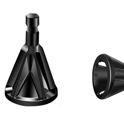 Screw burr deflashing tool