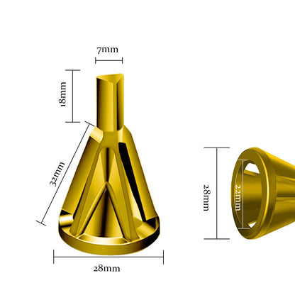 Screw burr deflashing tool