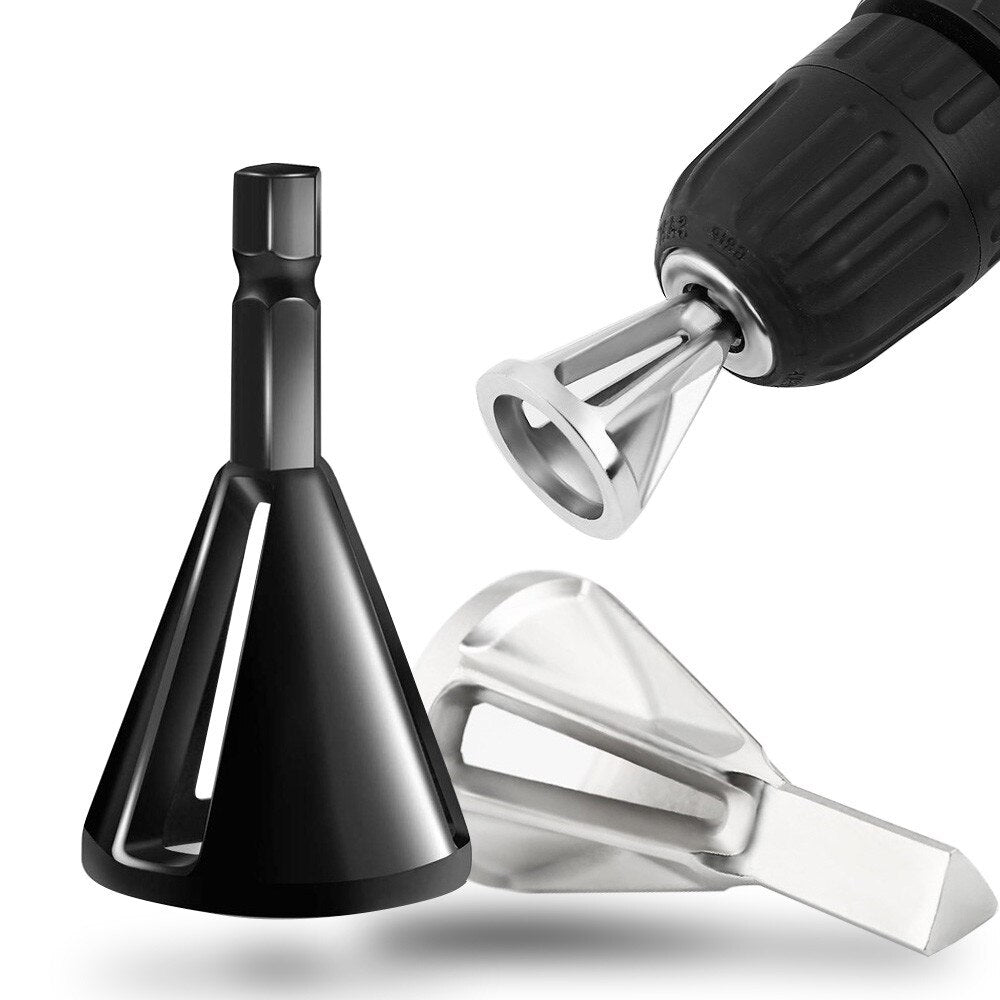 Screw burr deflashing tool