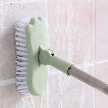 Scrub brush with long handle