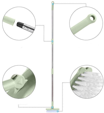 Scrub brush with long handle