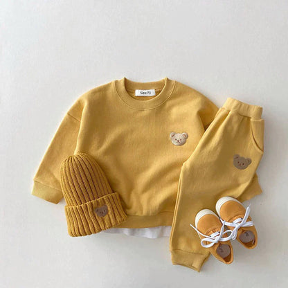 Baby Clothing Set Long Sleeves Soft Cotton Blend for Newborn