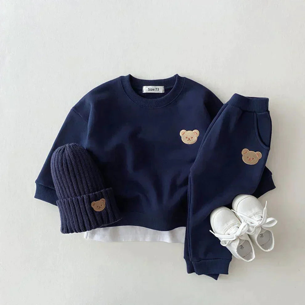 Baby Clothing Set Long Sleeves Soft Cotton Blend for Newborn