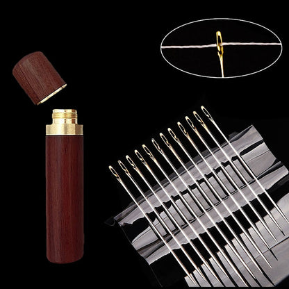 Self-threading Sewing Needles (24 pieces/set)
