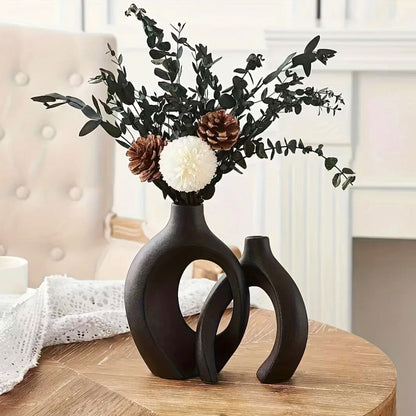 Set of Abstract Vases Ceramic Modern Designs