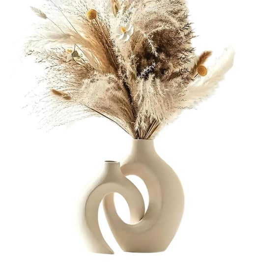 Set of Abstract Vases Ceramic Modern Designs