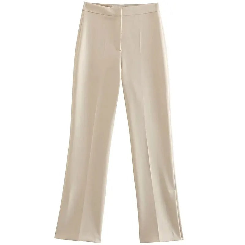 Set with off-shoulder tubetop and trousers for women