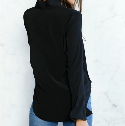 Sexy Bow Casual Blouse